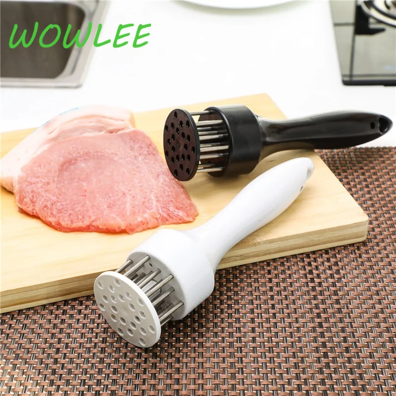 Professional Meat Tenderizer Needle with Stainless Steel Steak Pork Chop Meat Hammer Kitchen Cooking Tool Accessories 16 Needles
Professional Meat Tenderizer Needle with Stainless Steel Steak Pork Chop Meat Hammer Kitchen Cooking Tool Accessories 16 Needles