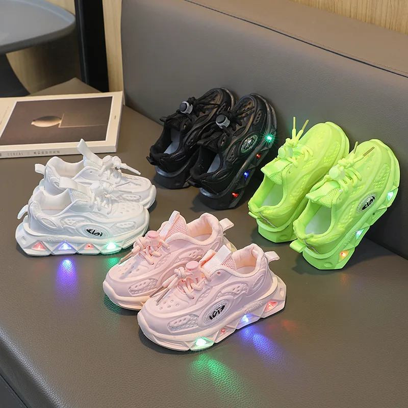COZULMA Spring Summer Children Luminous Shoes for Boys Light Up Sneakers Baby Girls Glowing Running Shoes Kids Led Shoes 21-30
COZULMA Spring Summer Children Luminous Shoes for Boys Light Up Sneakers Baby Girls Glowing Running Shoes Kids Led Shoes 21-30