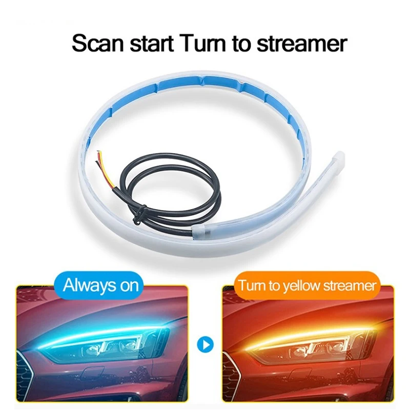 Дневные ходовые огни для автомобиля, 2 шт., Светодиодная гибкая лента, автомобильные фары s, водонепроницаемые
Дневные ходовые огни для автомобиля, 2 шт., Светодиодная гибкая лента, автомобильные фары s, водонепроницаемые