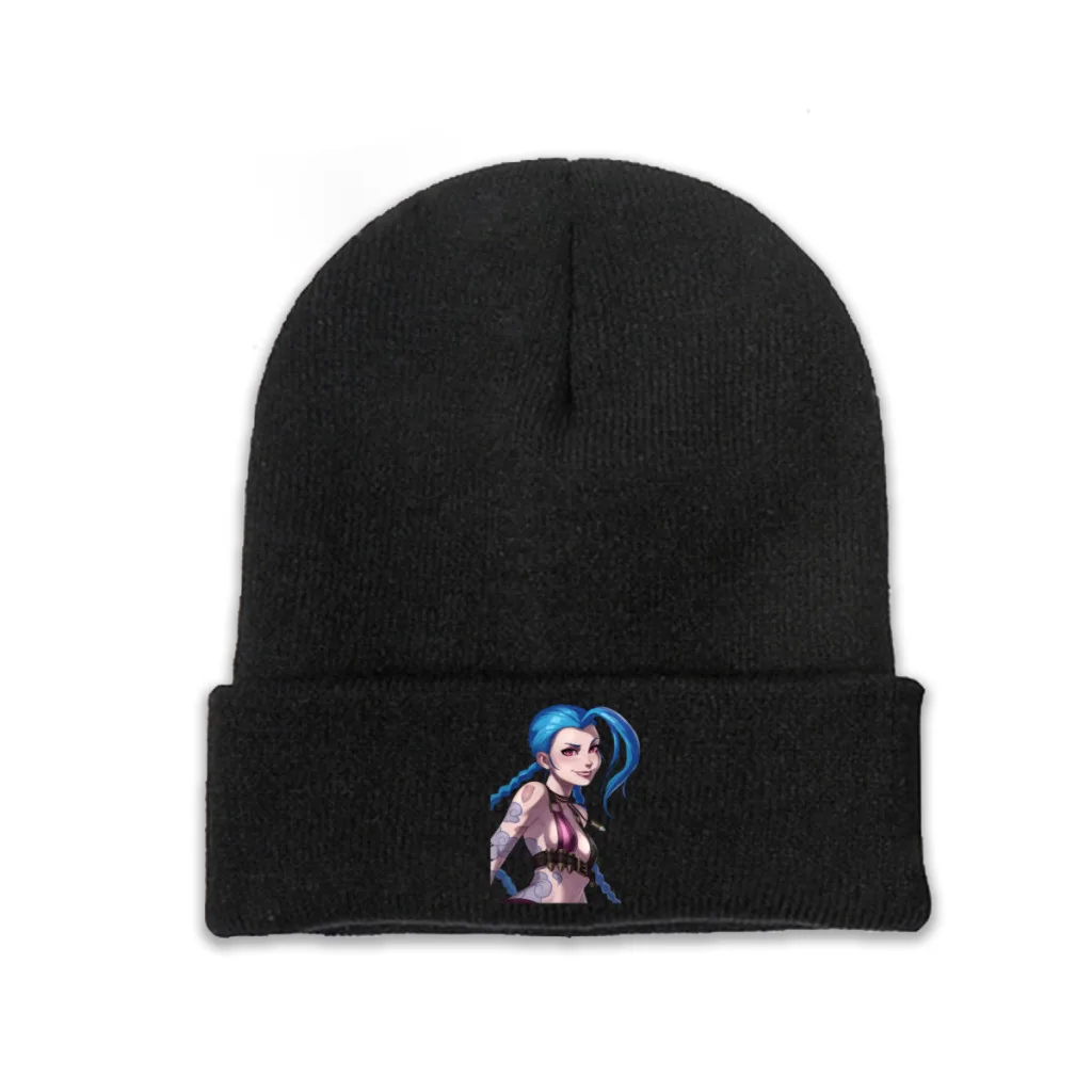 Arcane League of Legends Animated Skullies Beanies Caps Jinx Sexy Knitted Winter Warm Bonnet Hats Unisex Ski Cap
Arcane League of Legends Animated Skullies Beanies Caps Jinx Sexy Knitted Winter Warm Bonnet Hats Unisex Ski Cap