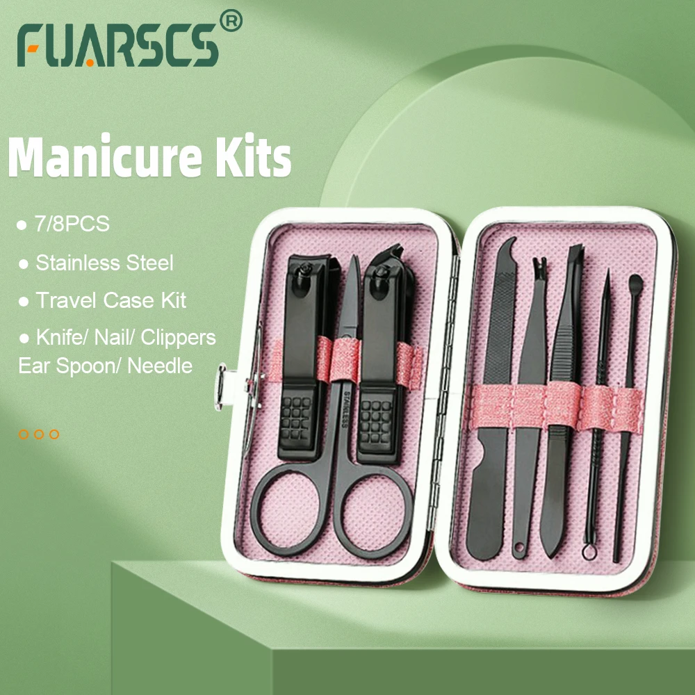 7/8 PCS Nail Cutter Set Combination Household Stainless Steel Manicure Knife Nail Clippers Ear Spoon Professional Knife Set Tool
7/8 PCS Nail Cutter Set Combination Household Stainless Steel Manicure Knife Nail Clippers Ear Spoon Professional Knife Set Tool