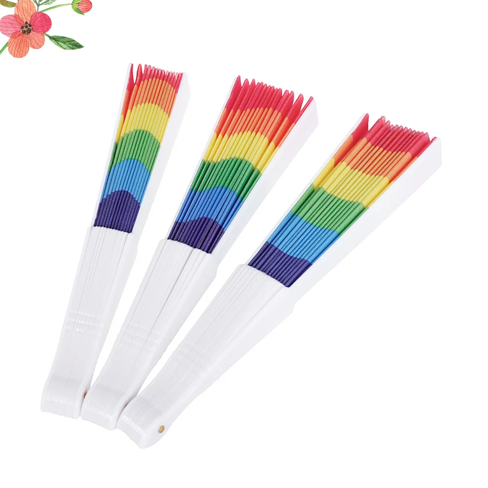 3pcs Rainbow Folding Fans Handheld Traditional Chinese Fans Colorful Dancing Hand Fans Decorative Performance Fans for
3pcs Rainbow Folding Fans Handheld Traditional Chinese Fans Colorful Dancing Hand Fans Decorative Performance Fans for