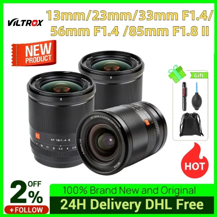 Viltrox 13 мм 23 мм 33 мм 56 мм F1.4 85 мм F1.8 II 75 мм F1.2 Автофокус сверхширокоугольный объектив фотосессия для Sony E-mount A6400 A7III a7R
Viltrox 13 мм 23 мм 33 мм 56 мм F1.4 85 мм F1.8 II 75 мм F1.2 Автофокус сверхширокоугольный объектив фотосессия для Sony E-mount A6400 A7III a7R