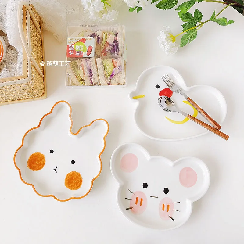 Cute Graffiti Style Ceramic Plate Animal Design INS Children’s Breakfast Plate Photo Plate
Cute Graffiti Style Ceramic Plate Animal Design INS Children’s Breakfast Plate Photo Plate