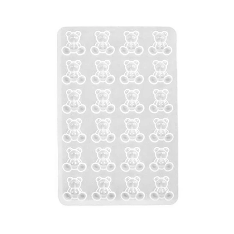 H9ED Bear Earring Silicone Mold Brooch Hair Pin Decorative Casting Mold Headwear Clip Mold DIY Craft Jewelry Making Supplies
H9ED Bear Earring Silicone Mold Brooch Hair Pin Decorative Casting Mold Headwear Clip Mold DIY Craft Jewelry Making Supplies