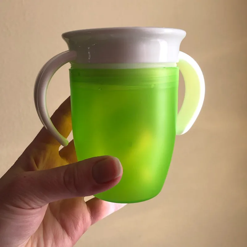 Чашка Питьевая детская с двойной ручкой 360 градусов защитой от протечек |