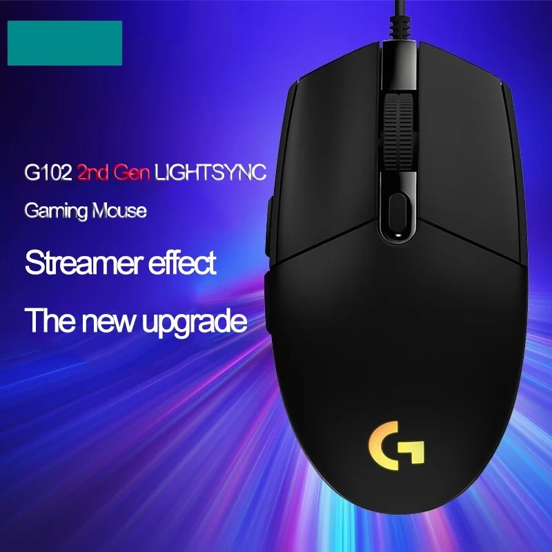 Logitech G102 LIGHTSYNC/Prodigy 2nd Gen Gaming Wired Mouse Game Mouse Support Desktop/ Laptop Windows 10/8/7 Optical Mouse
Logitech G102 LIGHTSYNC/Prodigy 2nd Gen Gaming Wired Mouse Game Mouse Support Desktop/ Laptop Windows 10/8/7 Optical Mouse