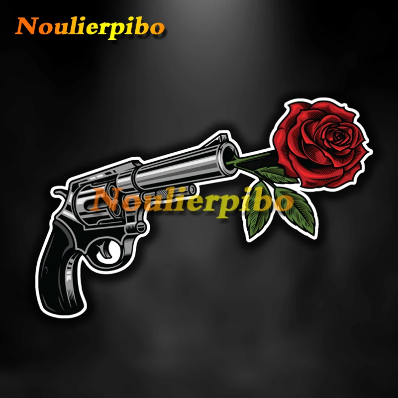 Creative Car Stickers Gun with Rose Vinyl Decal Graphic Car Truck Body Decoration Window Bumper Trunk Rearview Mirror Decals
Creative Car Stickers Gun with Rose Vinyl Decal Graphic Car Truck Body Decoration Window Bumper Trunk Rearview Mirror Decals