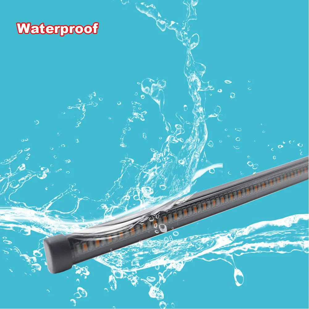 Motorcycle LED Strip Flasher Turn Signal Sequential Switchback Flowing Tail Brake Lamp DC 12-24V Universal Accessories
Motorcycle LED Strip Flasher Turn Signal Sequential Switchback Flowing Tail Brake Lamp DC 12-24V Universal Accessories