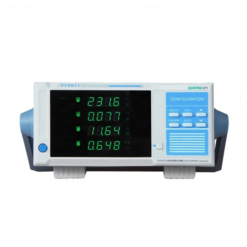PF9811 Digital Power Meter Intelligent Power Tester Electrical Parameter Measuring Instrument
PF9811 Digital Power Meter Intelligent Power Tester Electrical Parameter Measuring Instrument
