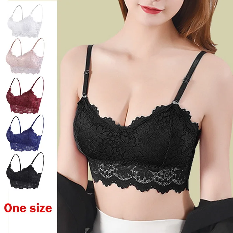 Lace Bras Sexy Lingerie Wireless Bra For Women Comfortable Bralette Underwear Vest Female Hollow Out Seamless Bra Sports Fashion
Lace Bras Sexy Lingerie Wireless Bra For Women Comfortable Bralette Underwear Vest Female Hollow Out Seamless Bra Sports Fashion