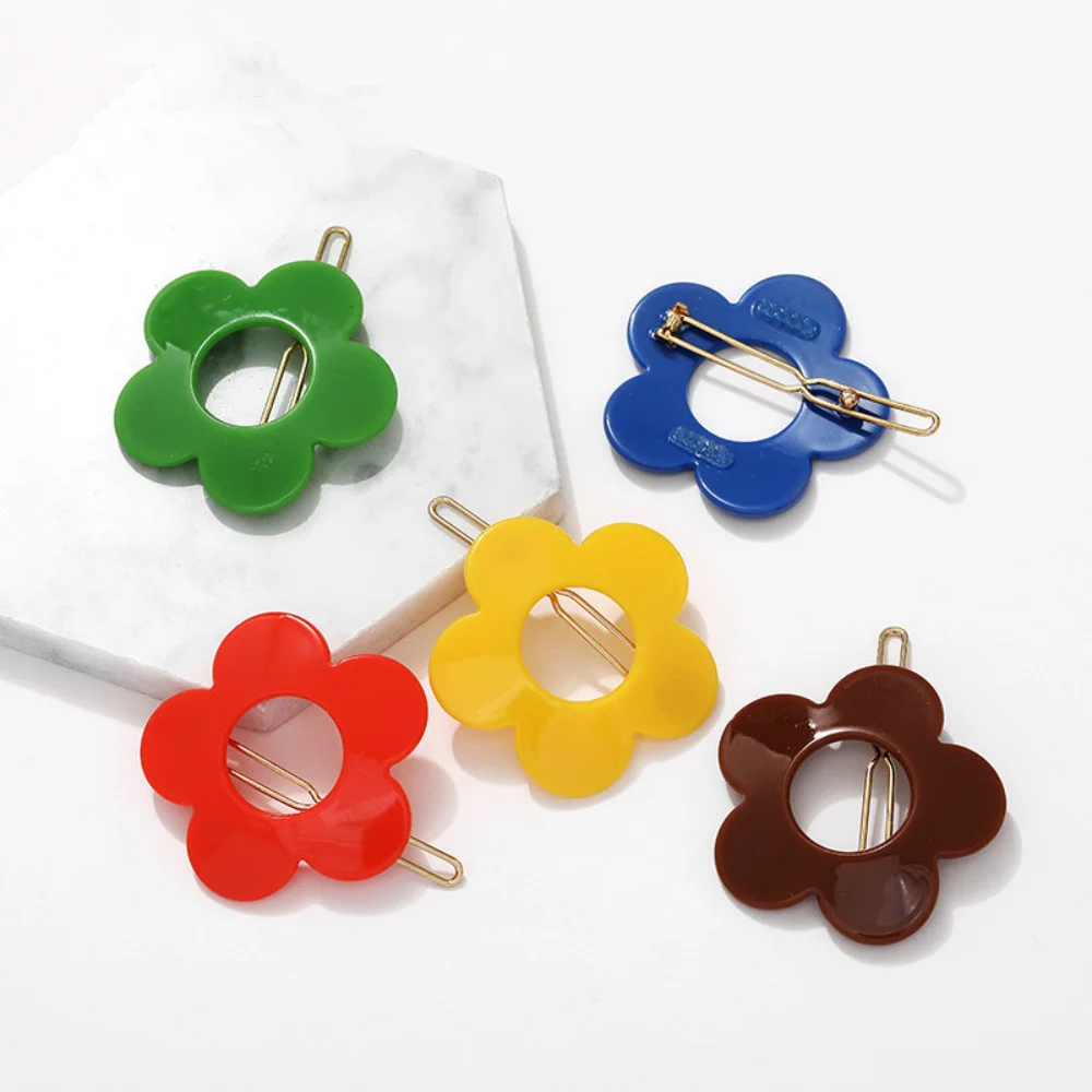 2pcs Acrylic Flower Shaped Hair Clips Women Hairpin Candy Color Hairgrips Hair Accessories For Kids Girls Sweet Japanese Style
2pcs Acrylic Flower Shaped Hair Clips Women Hairpin Candy Color Hairgrips Hair Accessories For Kids Girls Sweet Japanese Style