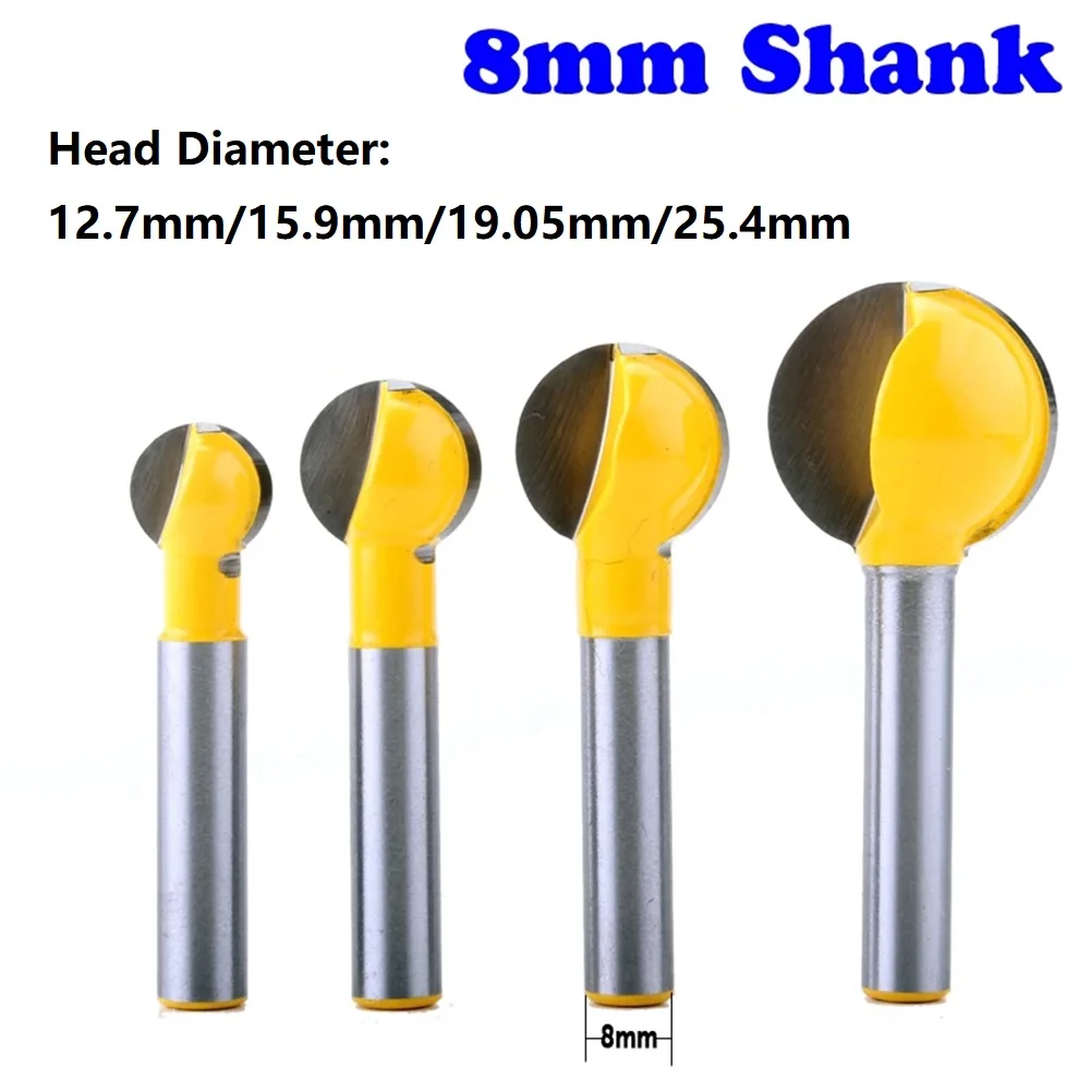 1PC 8mm Shank Ball Nose Round Carving Router Bit Cove Milling Bit Radius Core Router Bit Woodworking Router Bits Carbide Bit
1PC 8mm Shank Ball Nose Round Carving Router Bit Cove Milling Bit Radius Core Router Bit Woodworking Router Bits Carbide Bit