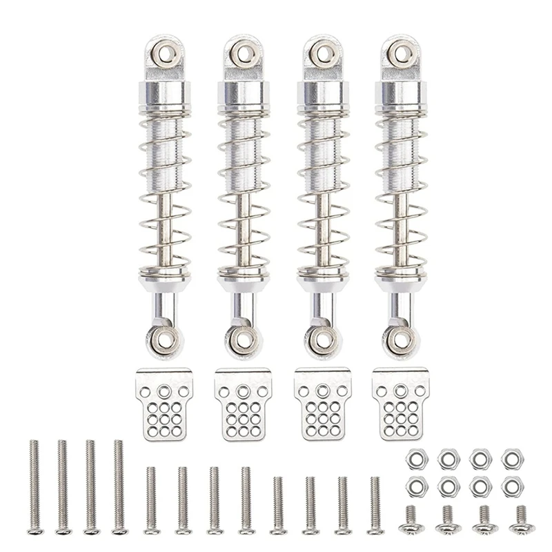 4Pcs Metal Shock Absorber Damper With Extender Seat Mount For MN D90 MN-90 MN99S WPL C14 C24 RC Car Upgrade Parts
4Pcs Metal Shock Absorber Damper With Extender Seat Mount For MN D90 MN-90 MN99S WPL C14 C24 RC Car Upgrade Parts