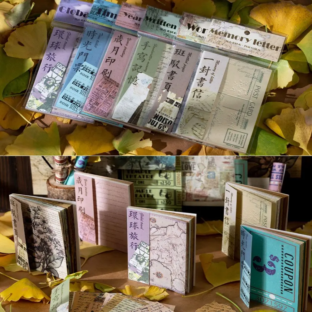 Pads Notes Album Stationery Journaling Sticky Notes Past Intensity Series Scrapbooking Decorative Retro Paper Stickers 
Pads Notes Album Stationery Journaling Sticky Notes Past Intensity Series Scrapbooking Decorative Retro Paper Stickers