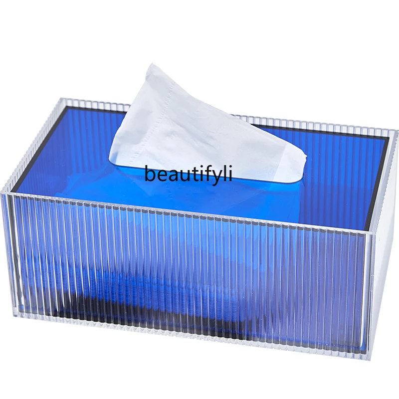 zqAcrylic Tissue Box Paper Extraction Box Light Luxury High-End Simple Living Room Bathroom Home Creative Tissue Box Ornaments
zqAcrylic Tissue Box Paper Extraction Box Light Luxury High-End Simple Living Room Bathroom Home Creative Tissue Box Ornaments