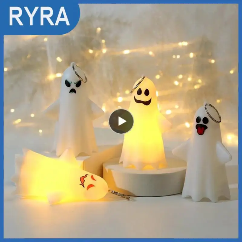 Cute White Ghost Lamp Portable Pumpkin Lantern Childrens Trick-or-treating Ghost Night Lantern Desktop Ghost Decoration Pendant
Cute White Ghost Lamp Portable Pumpkin Lantern Childrens Trick-or-treating Ghost Night Lantern Desktop Ghost Decoration Pendant
