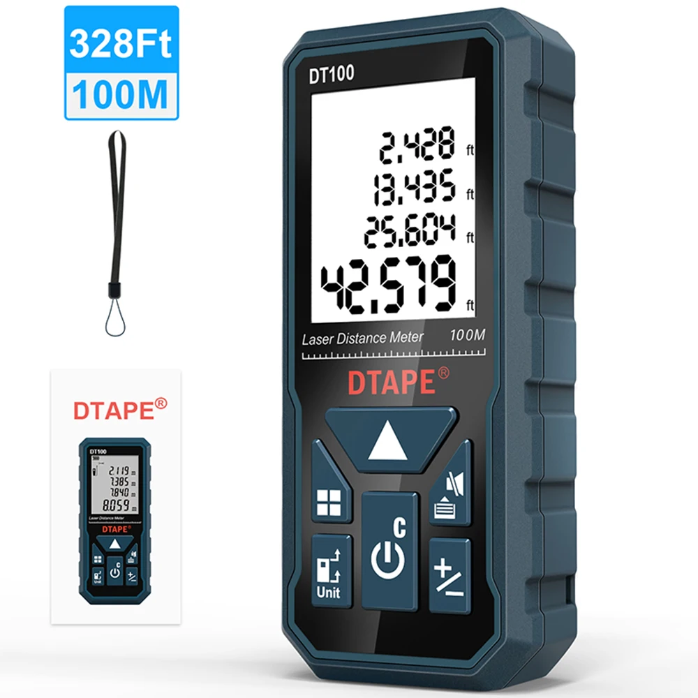 Laser Rangefinder 50M 100M 120M Laser Tape Measure High Accurate Digital Distance Meter Build Measure Device Ruler Test Tools
Laser Rangefinder 50M 100M 120M Laser Tape Measure High Accurate Digital Distance Meter Build Measure Device Ruler Test Tools
