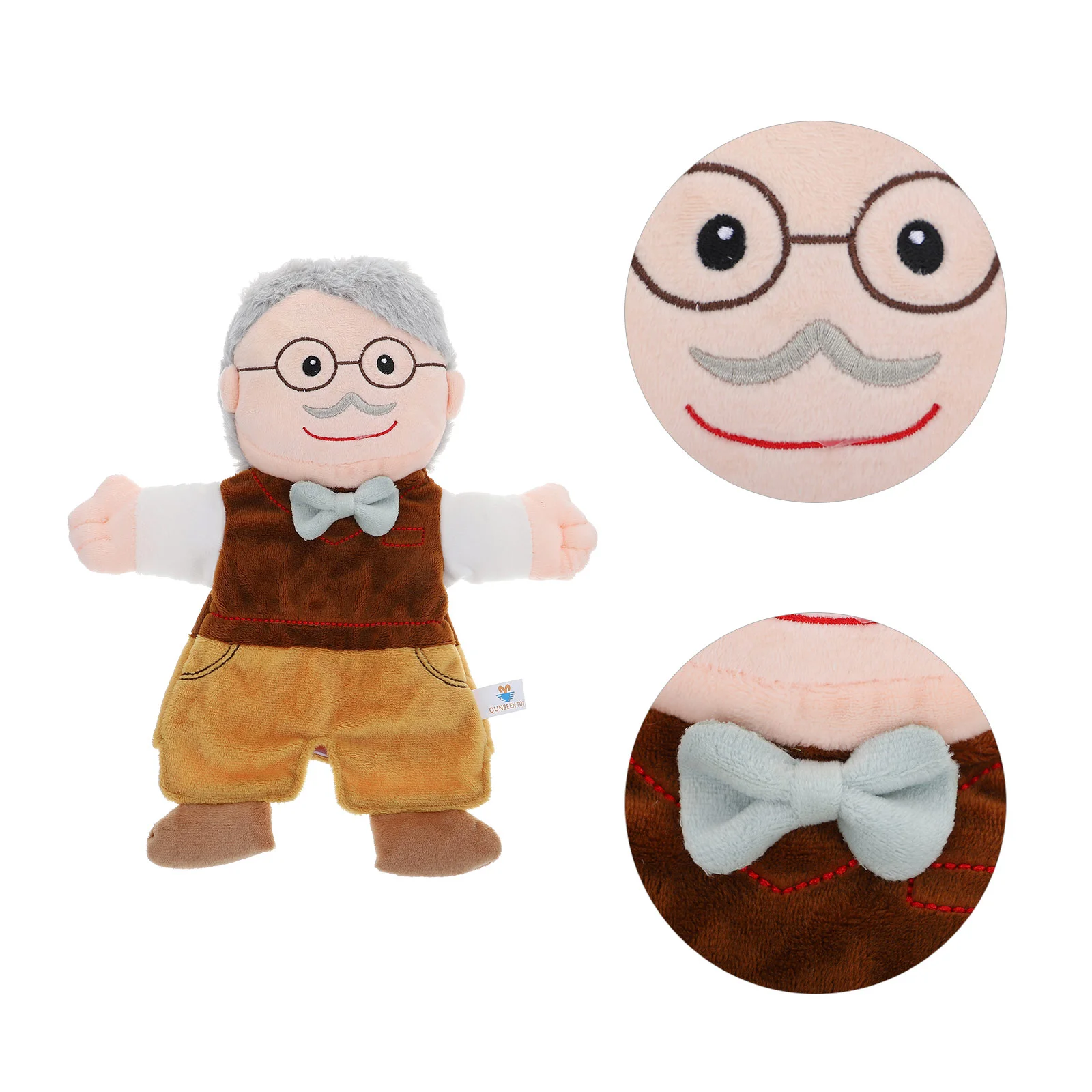 

Hand Puppet Puppets Family Toyfinger Kids Toys Plush Plaything Animal Membersplay Role Interactive Grandpa Storytelling Story