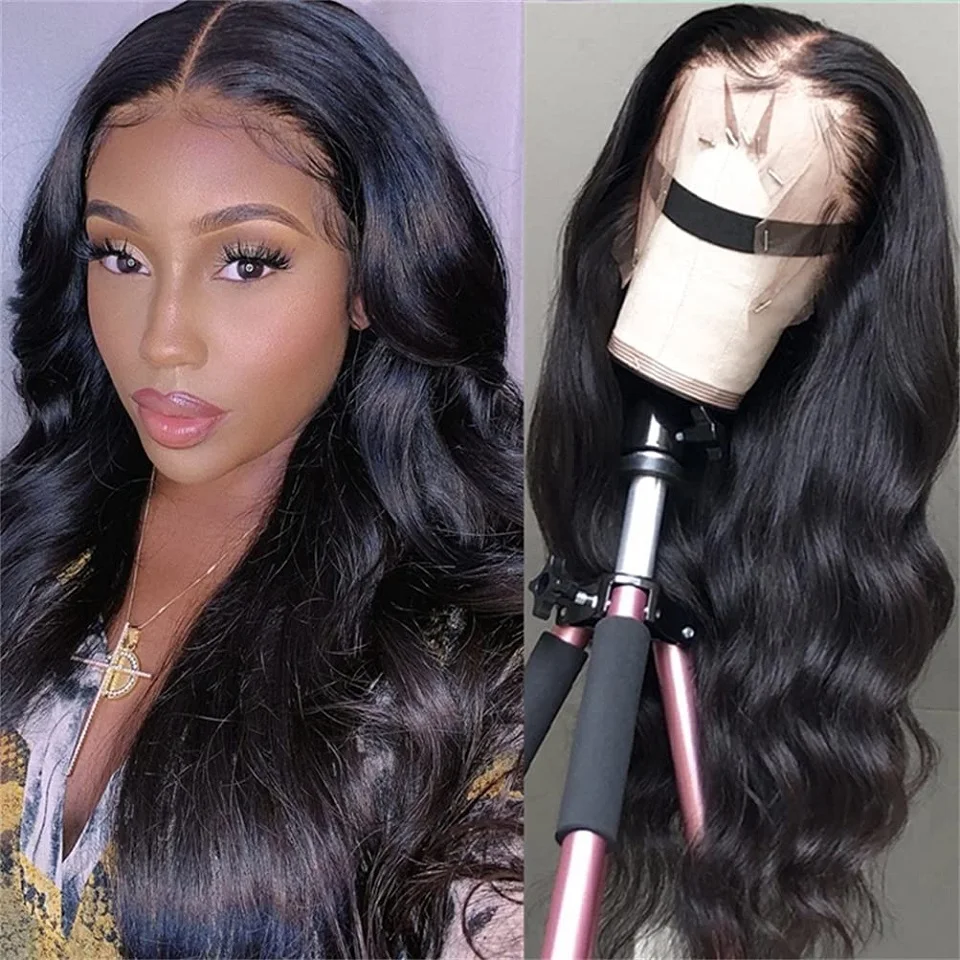 Body Wave Lace Front Wigs 13X4 Lace Frontal Human Hair Wig For Women Brazilian Body Wave Natural Black 4X4 Lace Closure Wigs
Body Wave Lace Front Wigs 13X4 Lace Frontal Human Hair Wig For Women Brazilian Body Wave Natural Black 4X4 Lace Closure Wigs