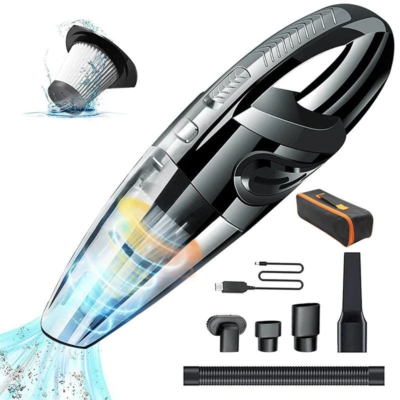 Cordless Vacuum Handheld, Car Vacuum Cleaner, Powered By Strong Motor, Quick Charging Tech, For Home And Car Cleaning
Cordless Vacuum Handheld, Car Vacuum Cleaner, Powered By Strong Motor, Quick Charging Tech, For Home And Car Cleaning