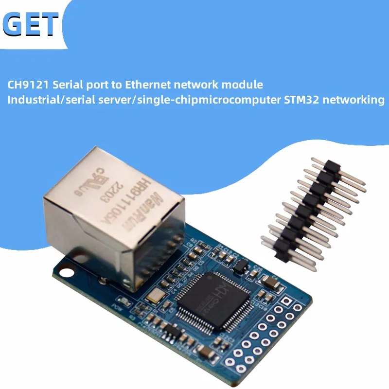 Последовательный порт CH9121 для сетевого модуля Ethernet промышленный/последовательный сервер/одночиповый микрокомпьютер STM32 сеть
Последовательный порт CH9121 для сетевого модуля Ethernet промышленный/последовательный сервер/одночиповый микрокомпьютер STM32 сеть