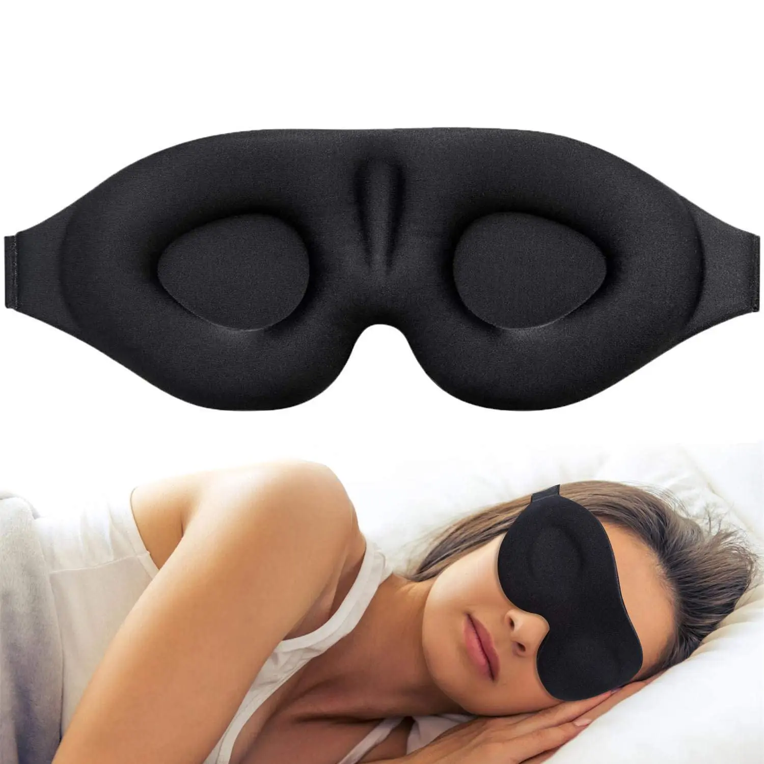 3D Eye Patch Sleep Mask for Women Men Contoured Cup Night Blindfold Blockout Light Eye Mask for Sleeping Adjustable Strap
3D Eye Patch Sleep Mask for Women Men Contoured Cup Night Blindfold Blockout Light Eye Mask for Sleeping Adjustable Strap
