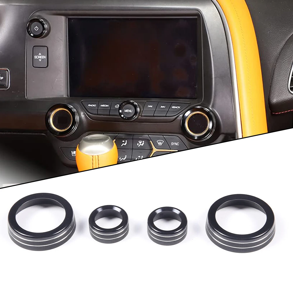 Elevate Your Style with 4PCS Aluminum Alloy Air Condition & Volume Button Ring Knob Cap For Corvette C7 2014 19
Elevate Your Style with 4PCS Aluminum Alloy Air Condition & Volume Button Ring Knob Cap For Corvette C7 2014 19