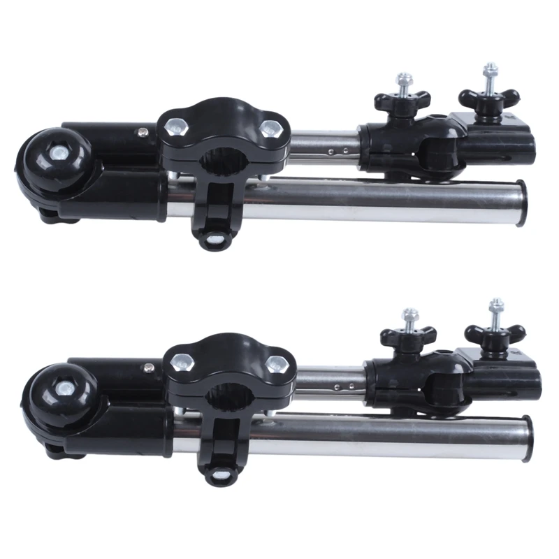 2X 2 Section Wheelchair Stroller Chair Bicycle Umbrella Connector Holder Mount Stand (Maximum Length 45 cm) 
2X 2 Section Wheelchair Stroller Chair Bicycle Umbrella Connector Holder Mount Stand (Maximum Length 45 cm)