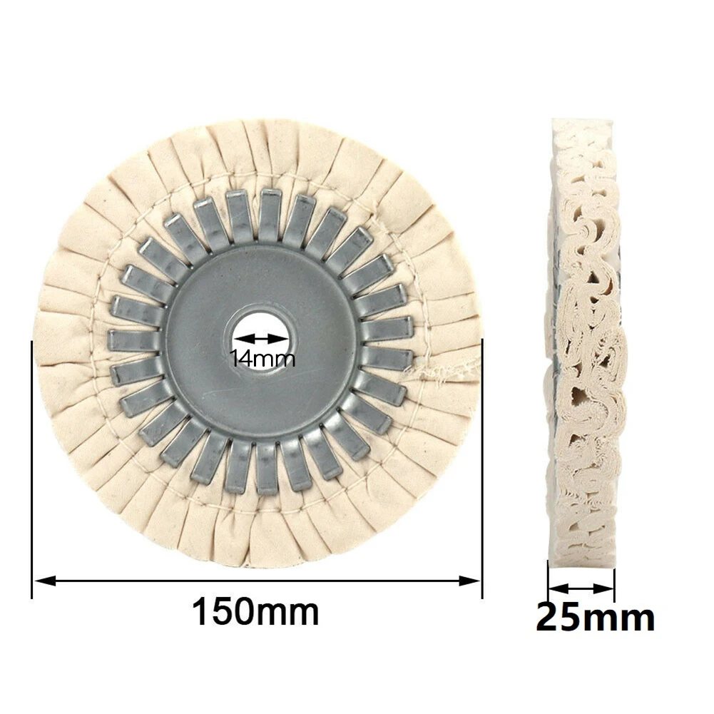 6" Cotton Airway Buffing Wheel 150X14MM 150X22MM Cloth Open Bias Polishing Pad Abrasive Woodworking Power Tools
6" Cotton Airway Buffing Wheel 150X14MM 150X22MM Cloth Open Bias Polishing Pad Abrasive Woodworking Power Tools