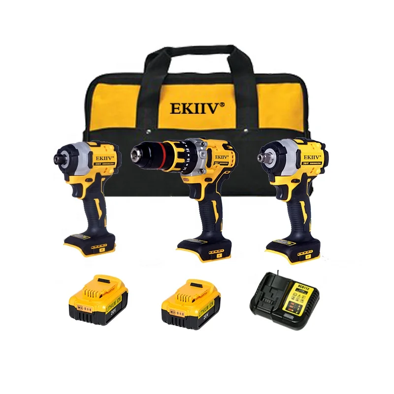 cordless dew 20V 3pcs in a bag power tools set Wide range of applications easy to use
cordless dew 20V 3pcs in a bag power tools set Wide range of applications easy to use