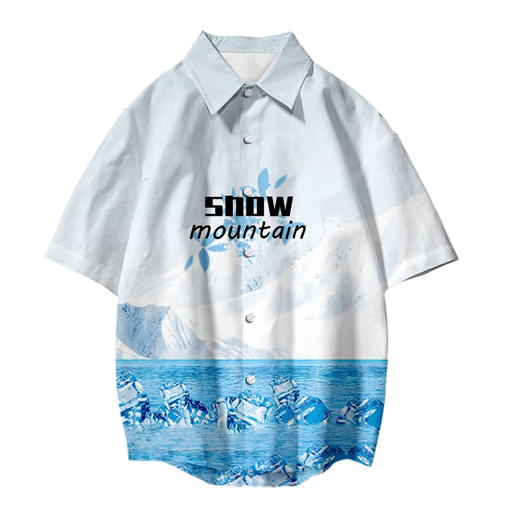 2022 New camisas de hombre Casual Camisa Masculina Boutique Shirt Iceberg Print Print Men's Summer Shirt
2022 New camisas de hombre Casual Camisa Masculina Boutique Shirt Iceberg Print Print Men's Summer Shirt