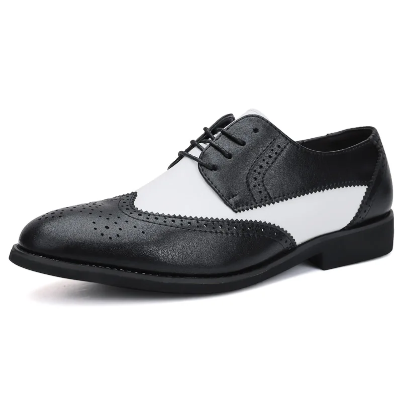 New Men Retro Bullock Design Men Business Formal Shoes Classic Pointed Toe Leather Shoes Men Oxford Dress Shoes Big Size 38-48
New Men Retro Bullock Design Men Business Formal Shoes Classic Pointed Toe Leather Shoes Men Oxford Dress Shoes Big Size 38-48