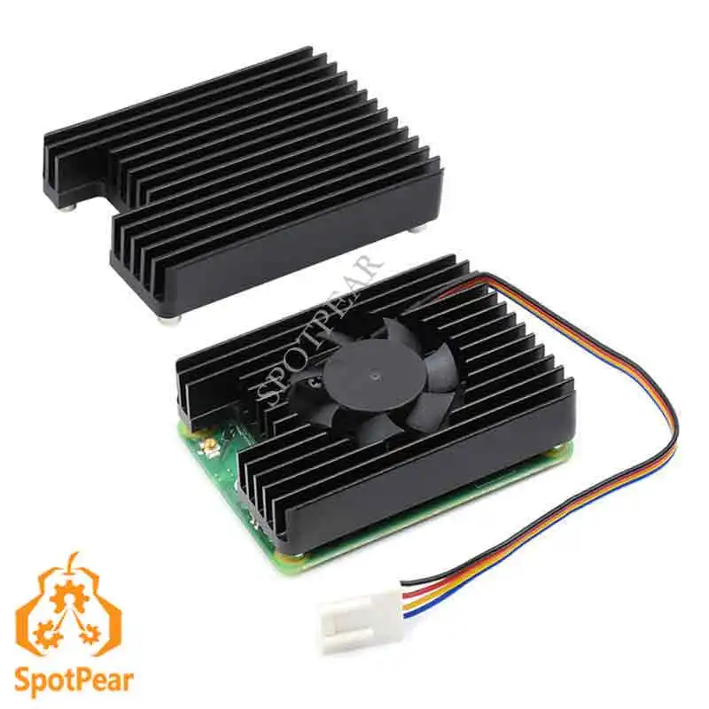 Компьютер Raspberry Pi модуль 4 CM4 алюминиевый теплоотвод PWM вентилятор | Компьютеры и
