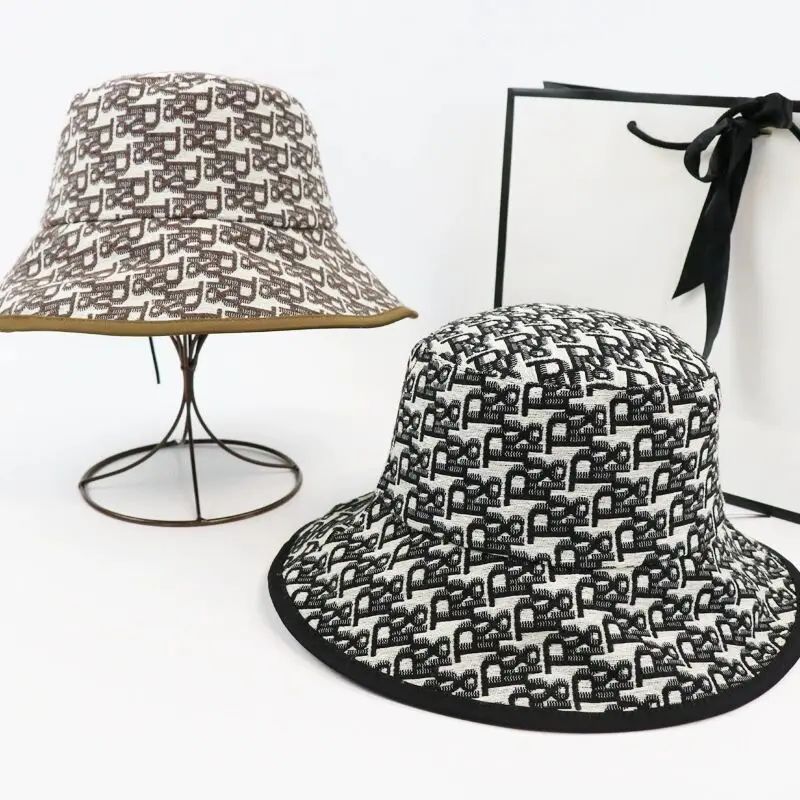 Summer Fashion Bucket Hat for Women Luxury Designer Letters Double Cotton Fishing Sun Cap for Men's Panama Hat Fisherman Hat
Summer Fashion Bucket Hat for Women Luxury Designer Letters Double Cotton Fishing Sun Cap for Men's Panama Hat Fisherman Hat