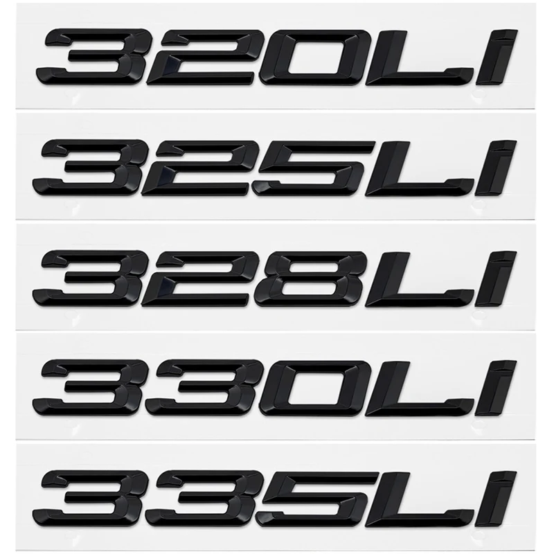 3D ABS Car Trunk Letters Logo Decals Badge Emblem Sticker For BMW 3 Series 320Li 325Li 328Li 330Li 335Li M3 X3 E39 E32 E90 E91
3D ABS Car Trunk Letters Logo Decals Badge Emblem Sticker For BMW 3 Series 320Li 325Li 328Li 330Li 335Li M3 X3 E39 E32 E90 E91