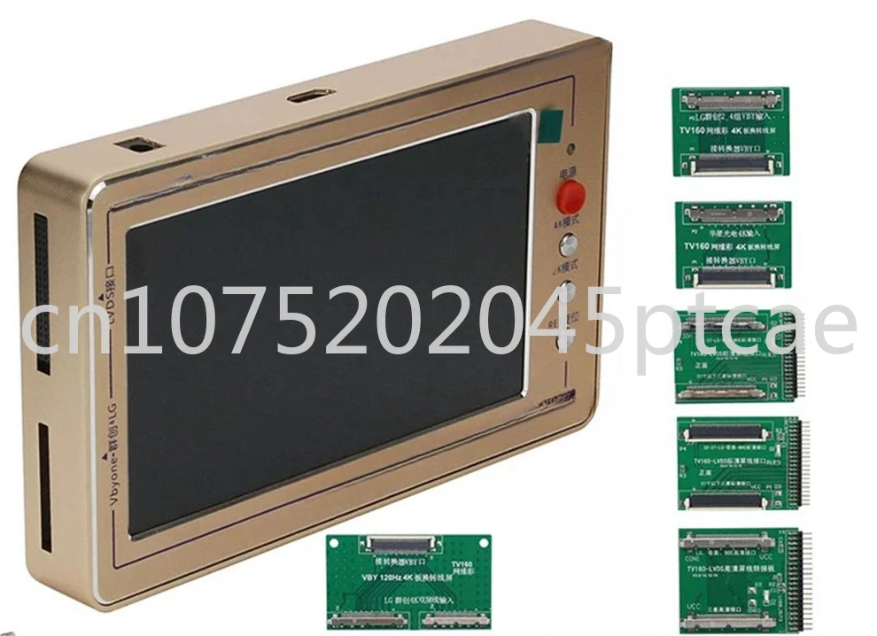 TV160 Motherboard Converter 7 Inch 1024X600 Display Test Tool 7Th Series Kit Generation Vbyone LVDS to HDMIS US Plug
TV160 Motherboard Converter 7 Inch 1024X600 Display Test Tool 7Th Series Kit Generation Vbyone LVDS to HDMIS US Plug