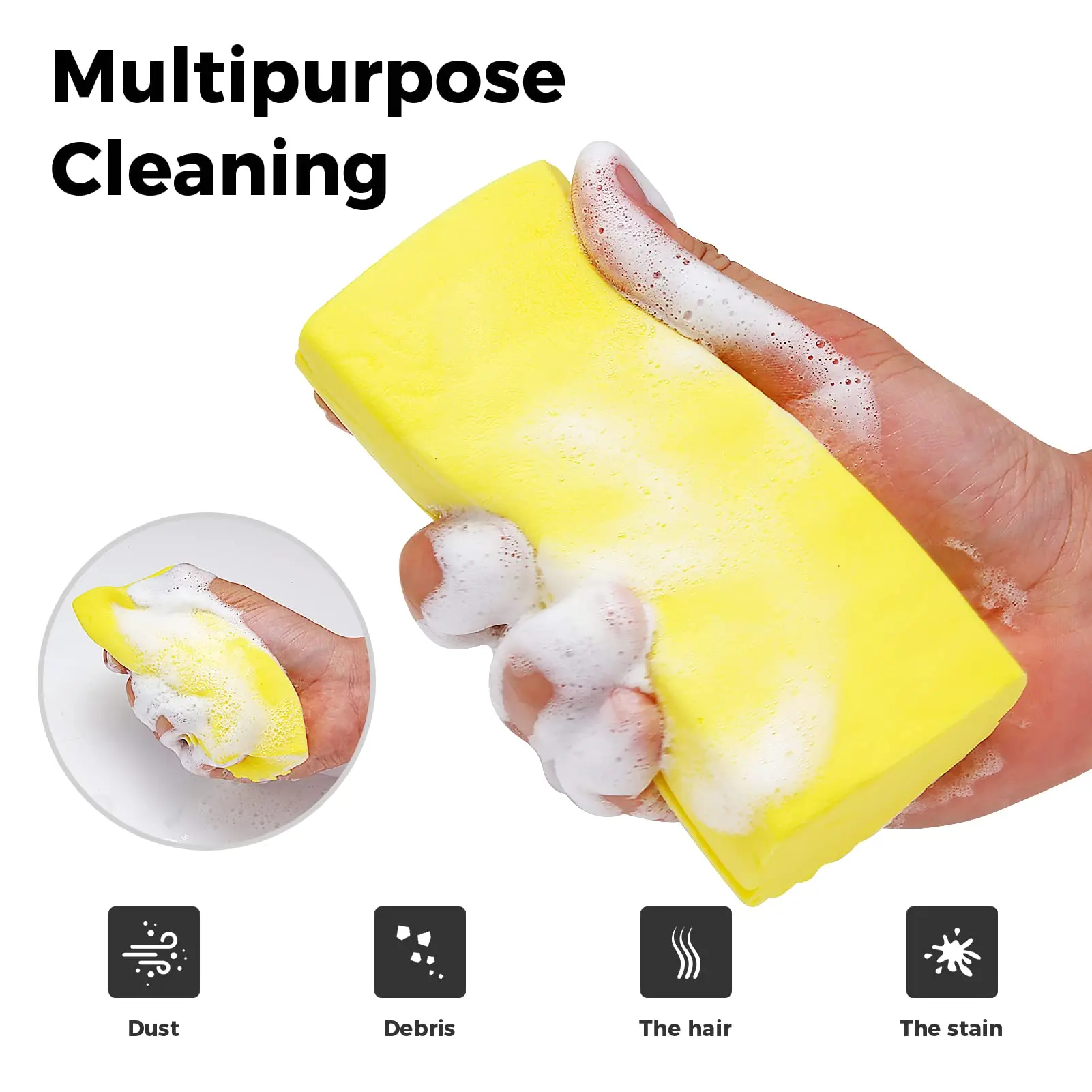 Damp Clean Duster Sponge Portable Cleaning Brush Duster for Cleaning Blinds Glass Baseboards Vents Railing Mirror Window Cleaner
Damp Clean Duster Sponge Portable Cleaning Brush Duster for Cleaning Blinds Glass Baseboards Vents Railing Mirror Window Cleaner