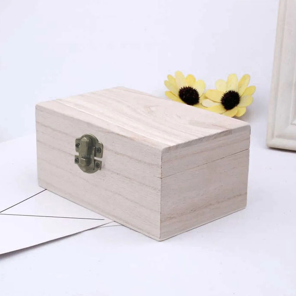 3pcs Wooden Storage Box Plain Wood With Lid Multifunction Hinged Boxes Gift Packing Jewelry Case Box Home Sundries Storage Box
3pcs Wooden Storage Box Plain Wood With Lid Multifunction Hinged Boxes Gift Packing Jewelry Case Box Home Sundries Storage Box