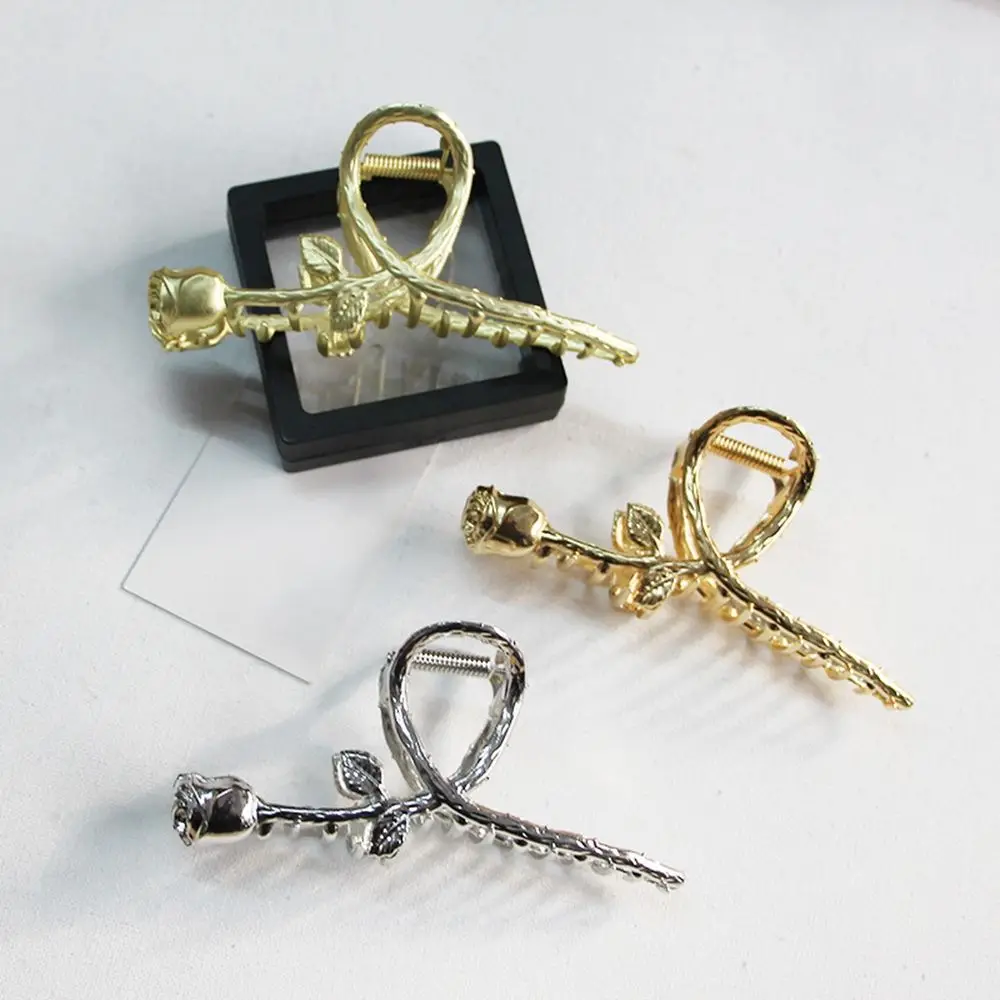 Rose Flower Vintage Grasping Clip Korean Style Hair Clip Geometric Hair Claw Female Hair Accessories Metal Catch Clip
Rose Flower Vintage Grasping Clip Korean Style Hair Clip Geometric Hair Claw Female Hair Accessories Metal Catch Clip