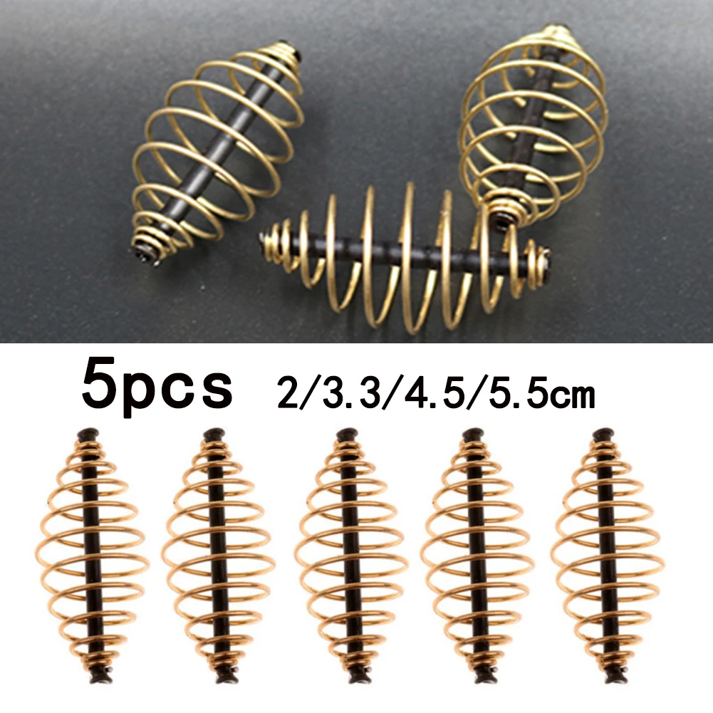 5pcs/lot Carp Fishing Spring Feeder Fishing Baits Cage For Carp Fishing Fresh & Saltwater Inline Methods Feeder 2/3.3/4.5/5.5cm
5pcs/lot Carp Fishing Spring Feeder Fishing Baits Cage For Carp Fishing Fresh & Saltwater Inline Methods Feeder 2/3.3/4.5/5.5cm