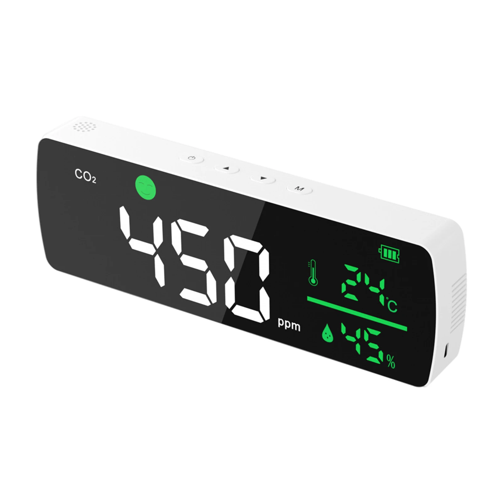 CO2 Meter CO2 Detector Multifunctional Thermohygrometer Home Indoor Smart Carbon Dioxide Analyzer Air Quality Pollution Monitor
CO2 Meter CO2 Detector Multifunctional Thermohygrometer Home Indoor Smart Carbon Dioxide Analyzer Air Quality Pollution Monitor