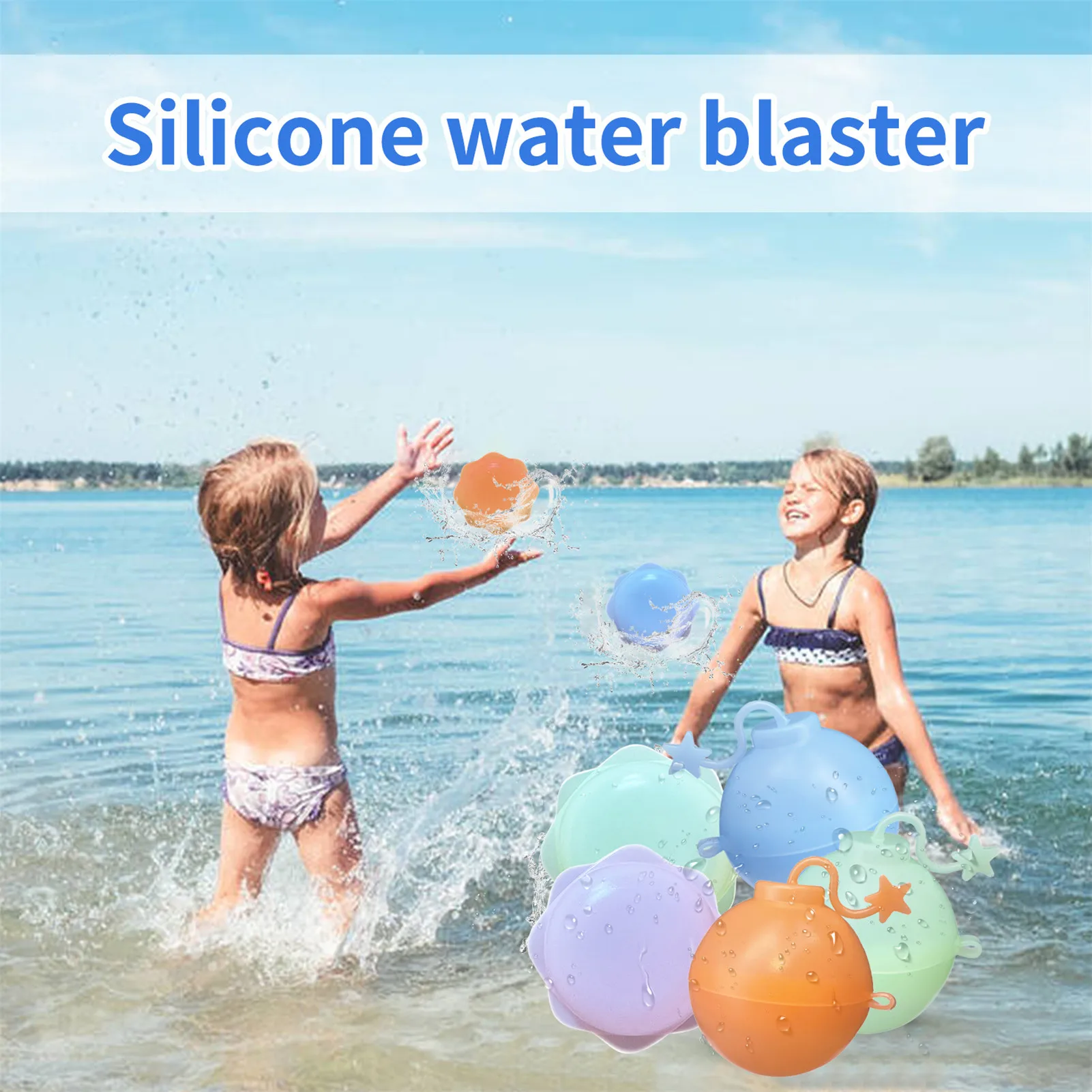 Silicone Water Splash Ball Quick Fill Soft Silicone Water Bombs Self-Filling Splash Ball Refillable Water Balls Pool Party Toys
Silicone Water Splash Ball Quick Fill Soft Silicone Water Bombs Self-Filling Splash Ball Refillable Water Balls Pool Party Toys