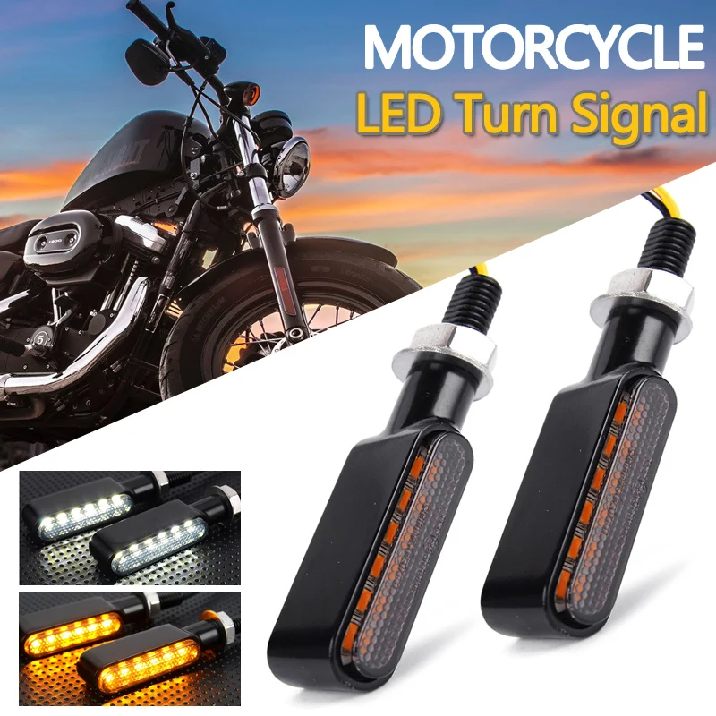 High Quality Motorcycle Turn Signals Lights For Universal Auto 12V Rear Blinker Indicator Flashing Led Tail Lamp 1Pair
High Quality Motorcycle Turn Signals Lights For Universal Auto 12V Rear Blinker Indicator Flashing Led Tail Lamp 1Pair