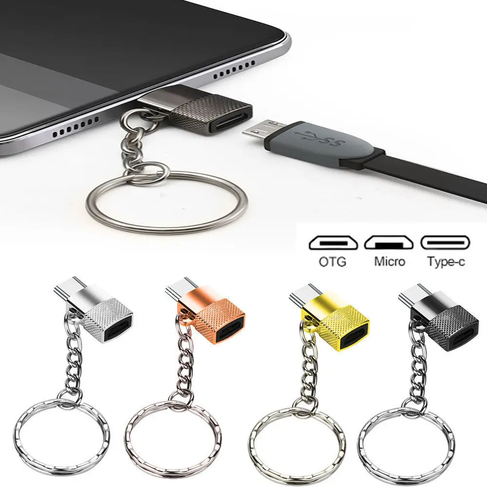 20PCS Electro Galvanized Alloy Micro To Type-c Adapter With Chain Metal V8 Android to Type-c Data Line Charging Converter
20PCS Electro Galvanized Alloy Micro To Type-c Adapter With Chain Metal V8 Android to Type-c Data Line Charging Converter