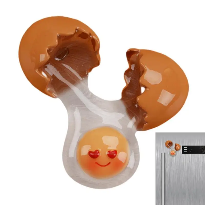Magnet For Fridge Resin Simulation Egg Refrigerator Magnets Creative Fried Eggs Magnetic Fridge Decoration For Kitchen House
Magnet For Fridge Resin Simulation Egg Refrigerator Magnets Creative Fried Eggs Magnetic Fridge Decoration For Kitchen House
