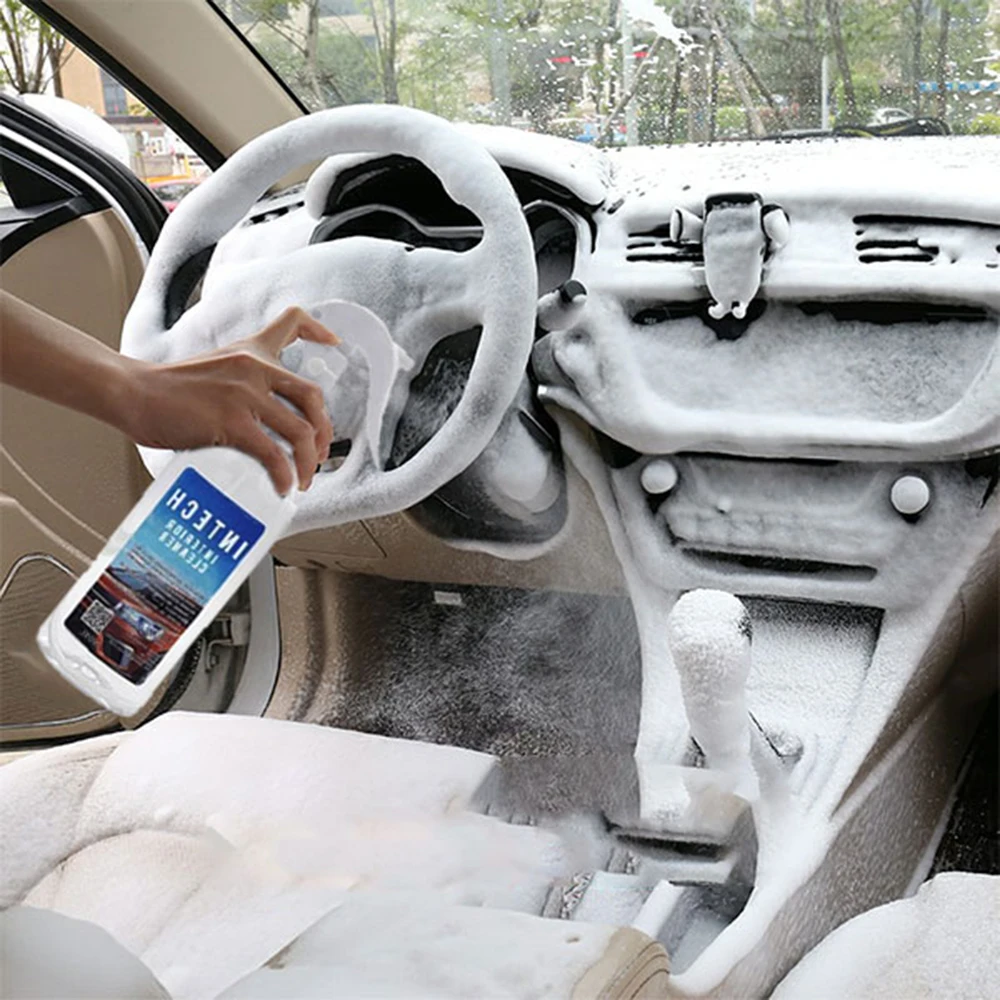 Foam Cleaner Spray Multi Purpose Foam Car Interior Cleaner Universal Leather Cleanser Automotive Sofa Cleaning Agent 100ml
Foam Cleaner Spray Multi Purpose Foam Car Interior Cleaner Universal Leather Cleanser Automotive Sofa Cleaning Agent 100ml