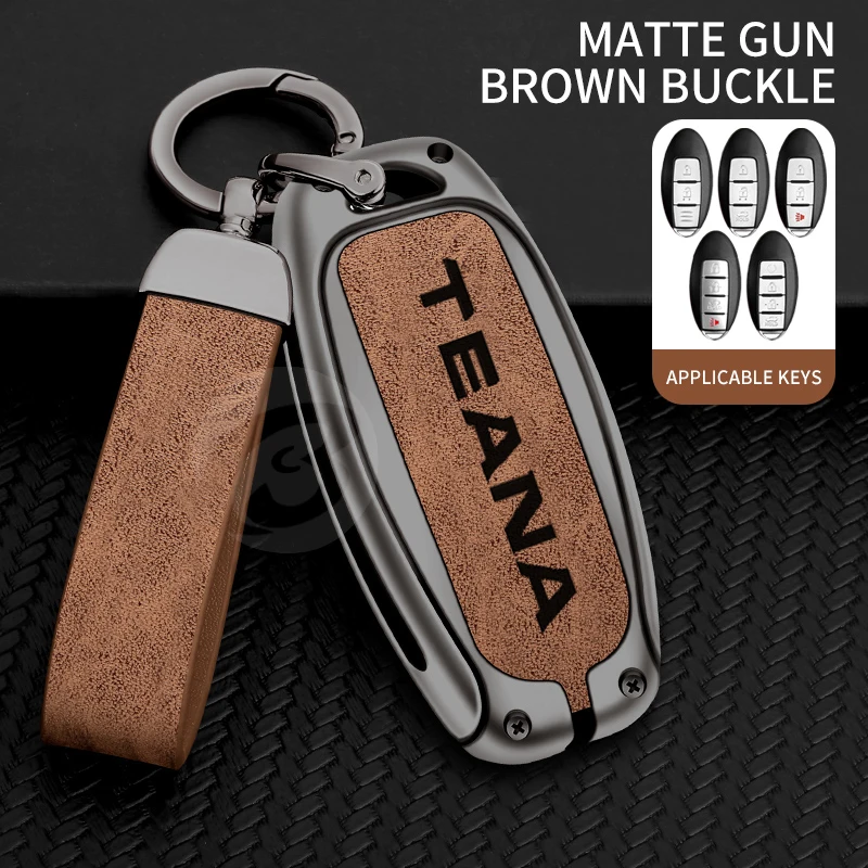 Кожаный чехол для автомобильного ключа из цинкового сплава, Ранняя оболочка для Nissan Teana J32, держатель, брелок для ключей, брелок для ключей без ключа, аксессуары
Кожаный чехол для автомобильного ключа из цинкового сплава, Ранняя оболочка для Nissan Teana J32, держатель, брелок для ключей, брелок для ключей без ключа, аксессуары