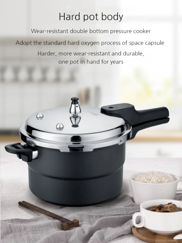 Stainless Steel Pressure Cooker Available Gas Stove Induction Hard Oxidation Pressure Cooker 3L/4L/5.2L Plateau Cookware
Stainless Steel Pressure Cooker Available Gas Stove Induction Hard Oxidation Pressure Cooker 3L/4L/5.2L Plateau Cookware