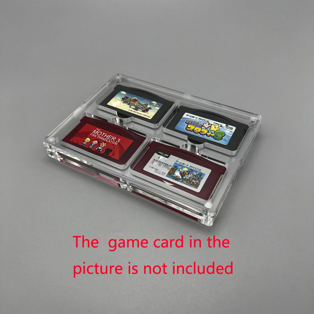 For GBA accessories Game Cassette Box High Transparent Acrylic Display protection for GAMEBOY Case
For GBA accessories Game Cassette Box High Transparent Acrylic Display protection for GAMEBOY Case